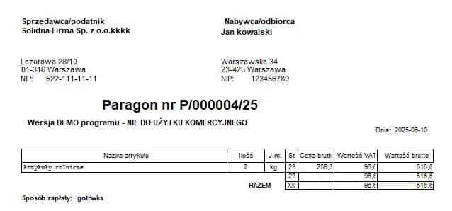 Paragon z NIP fakturą uproszczoną? Limit 450 zł i ważne zasady