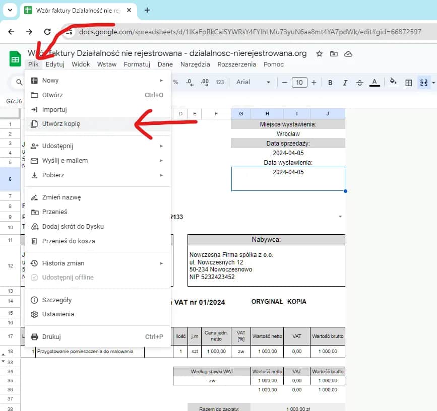 Faktura bez VAT w działalności nierejestrowanej: Jak wystawić?