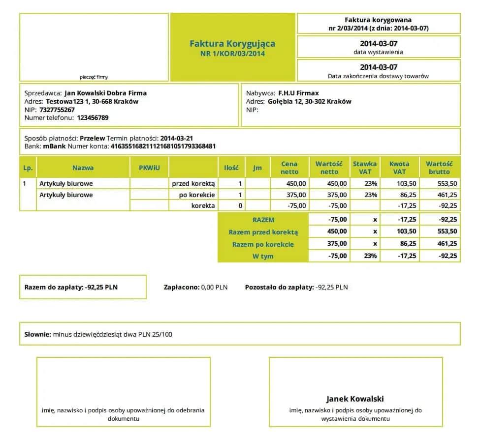 Błędny numer faktury: Nota czy korekta? Rozwiewamy wątpliwości!